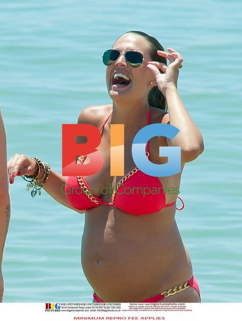 Danielle Lloyd and Jamie O'Hara in Portugal