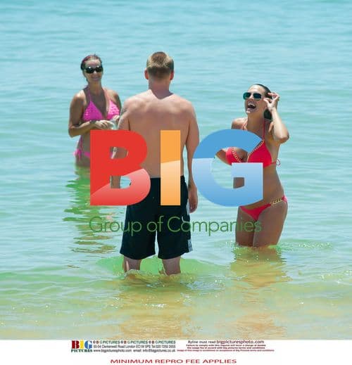 Danielle Lloyd and Jamie O'Hara in Portugal