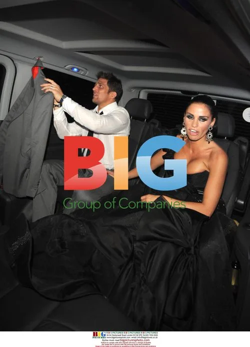 Katie Price and Alex Reid leaving BAFTA afterparty