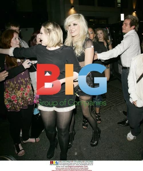 Pixie Lott Arriving at Mahiki