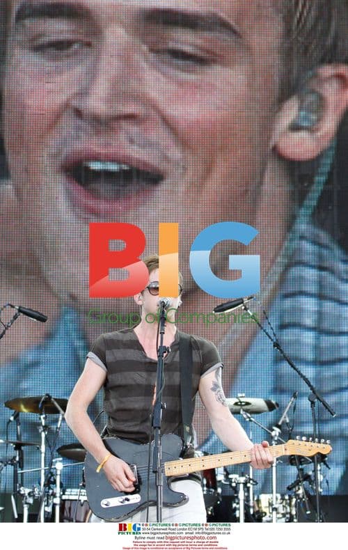 Mcfly perform at Rock in Rio, Madrid