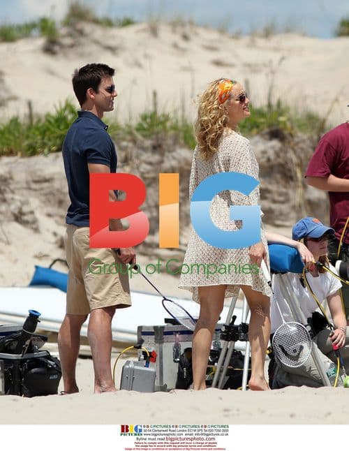 Kate Hudson and Colin Egglesfield filming "Something Borrowed"