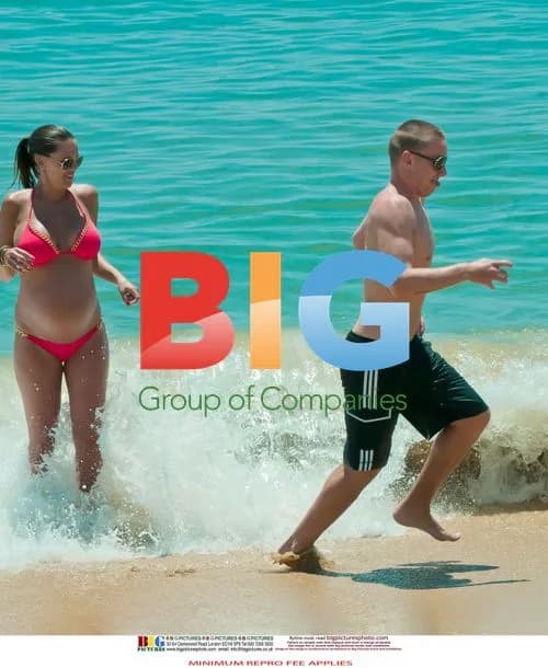 Danielle Lloyd and Jamie O'Hara in Portugal