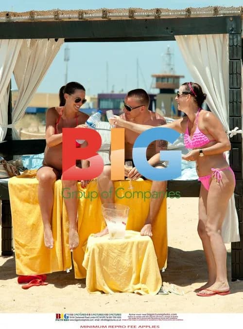 Danielle Lloyd and Jamie O'Hara in Portugal
