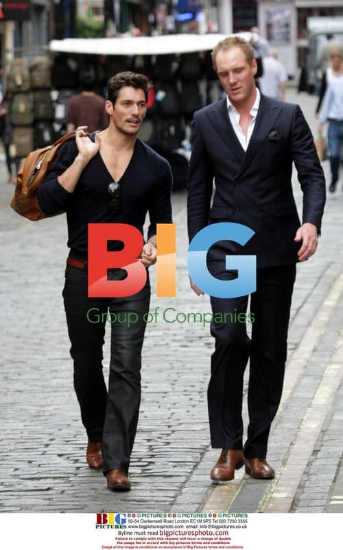 David Gandy Strolls Through Soho