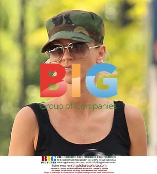 Sarah Harding Fueling Up in London