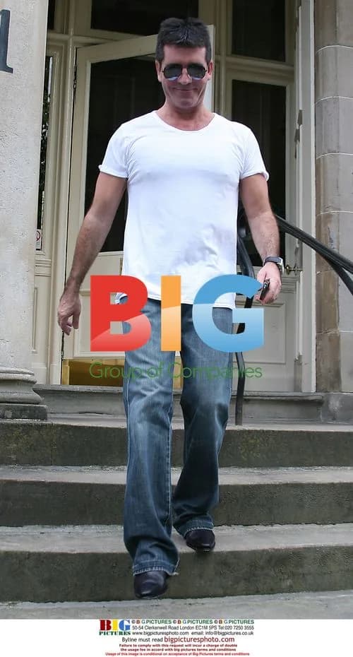 Simon Cowell Leaving Hotel for X-Factor Auditions
