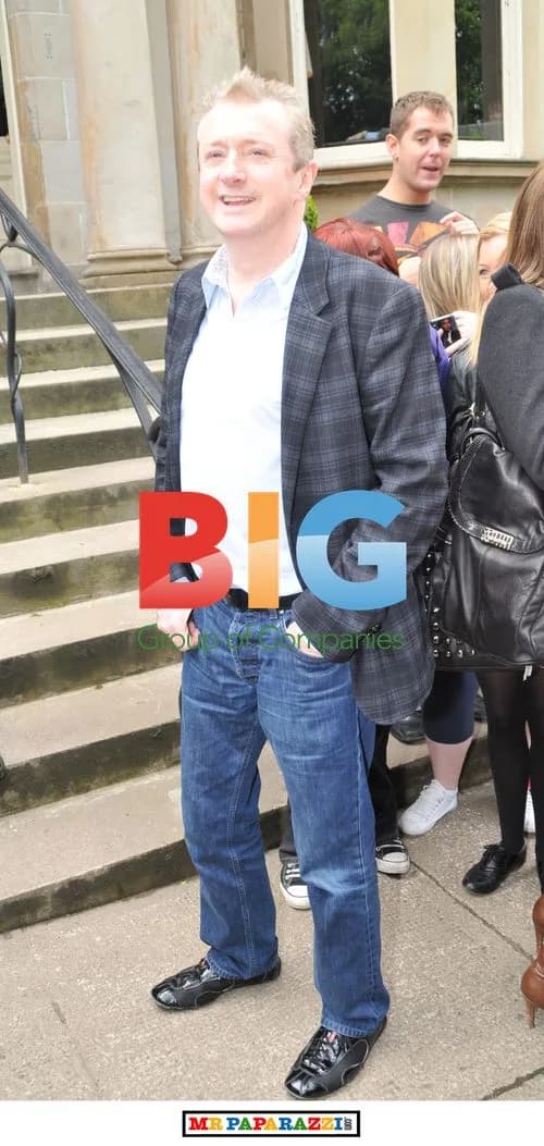 Louis Walsh Leaving Hotel for X-Factor Auditions