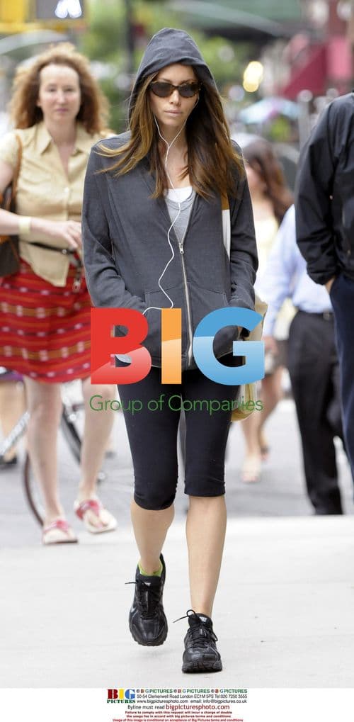 Jessica Biel in NYC Workout Gear