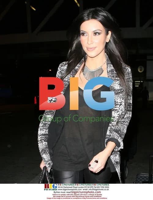 Kim Kardashian Arriving at LAX