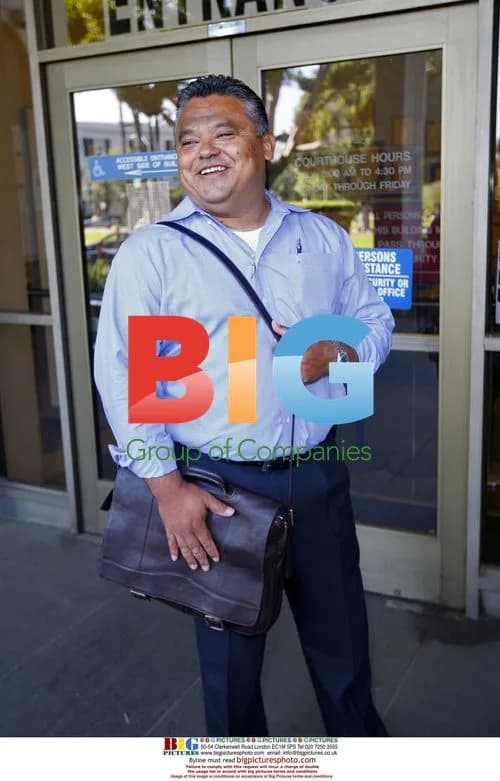 Lindsay Lohan's Bail Bondsmen at Courthouse