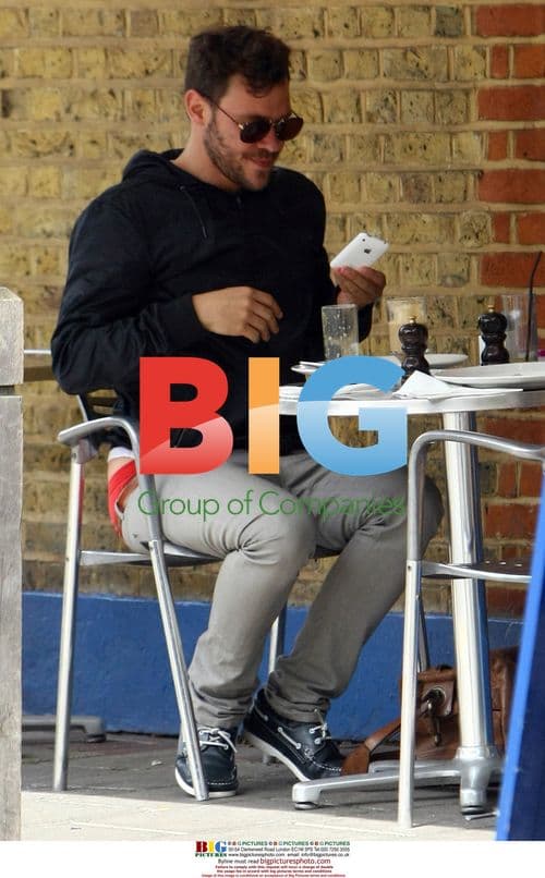 Will Young has coffee in London