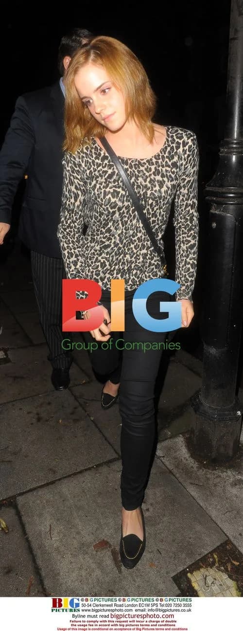 Emma Watson at War Horse in London
