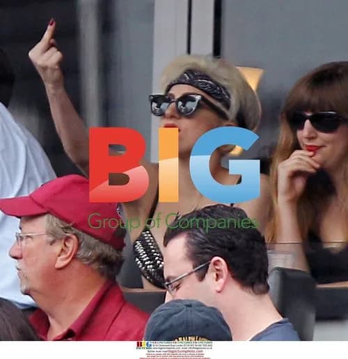 Lady Gaga at Mets Game