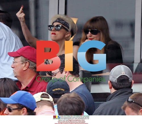 Lady Gaga at Mets Game