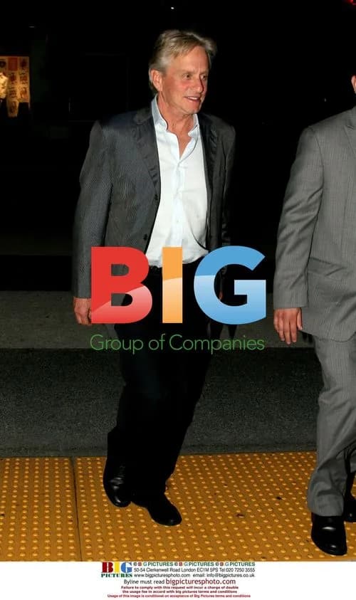 Michael Douglas Arrives for Dinner