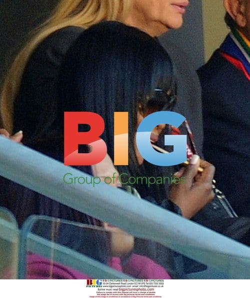 Naomi Campbell and Vladimir Doronin at Soccer Game