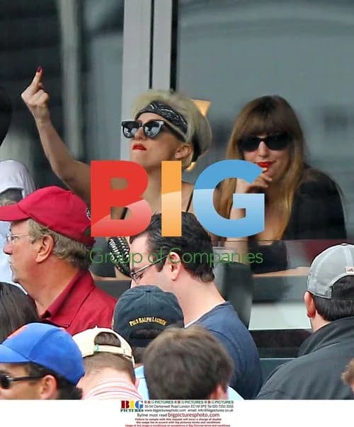 Lady Gaga at Mets Game