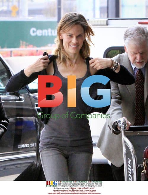 Hilary Swank and John Campisi Heading to LAX