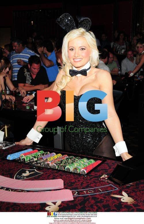 Holly Madison Deals Blackjack