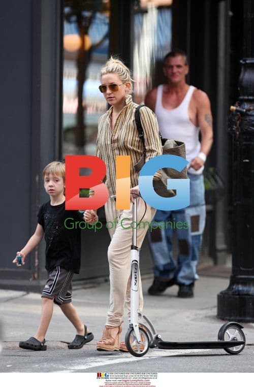 Kate Hudson with son Ryder in NYC
