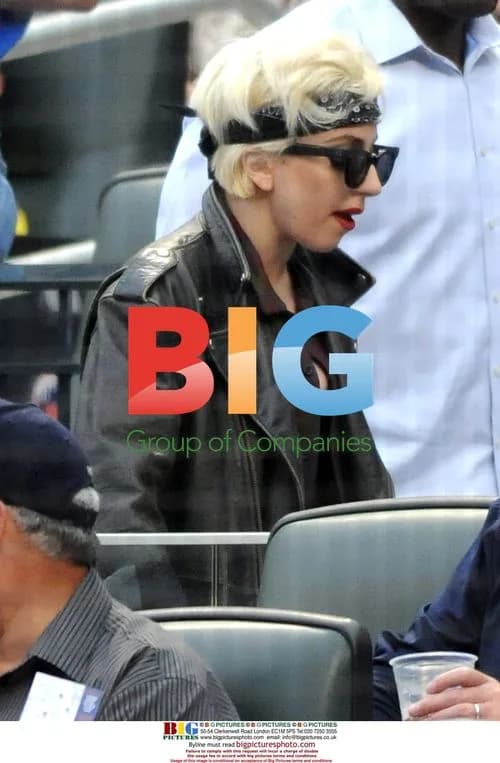 Lady Gaga at NY Mets Game