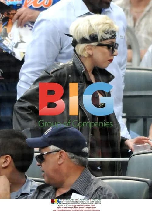 Lady Gaga at NY Mets Game