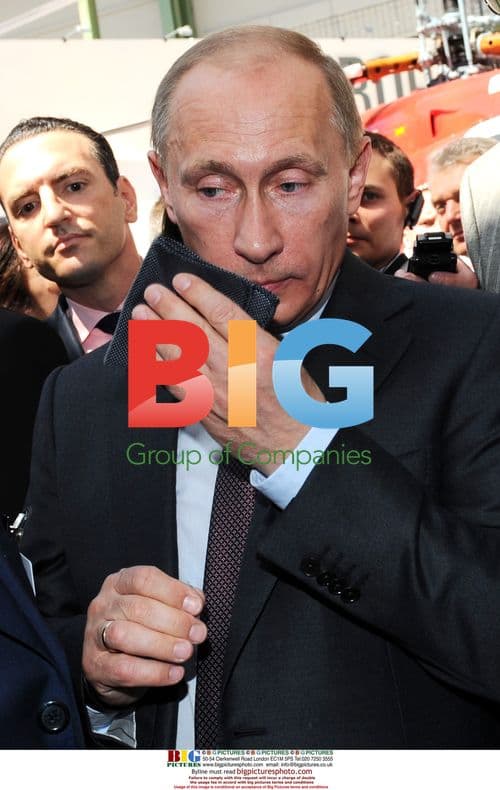 Vladimir Putin Visits Paris Exhibition