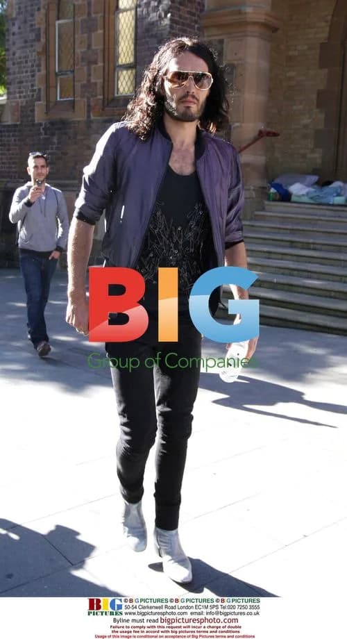 Russell Brand Leaving Sydney Meeting