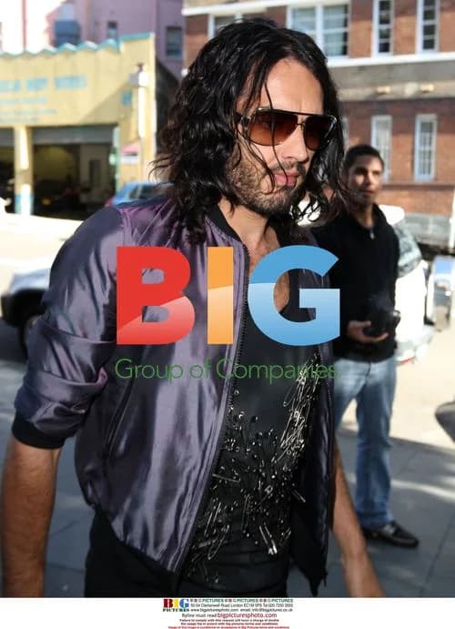 Russell Brand Attends Meeting in Sydney