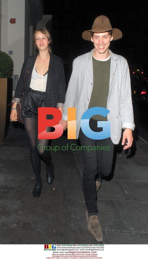 Johnny Borrell spotted with mystery lady