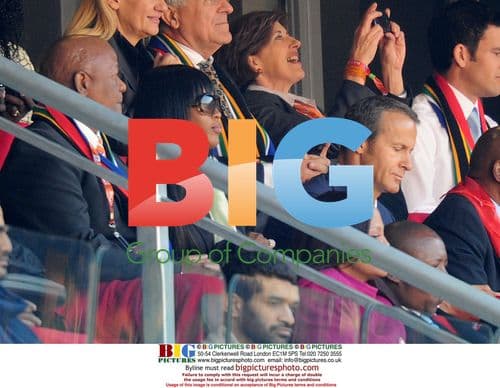 Naomi Campbell and Vladimir Doronin at World Cup 2010