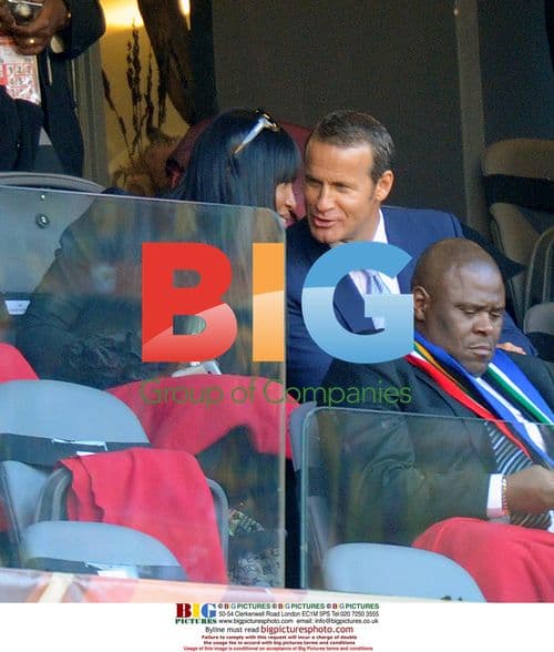 Naomi Campbell and Vladimir Doronin at World Cup 2010