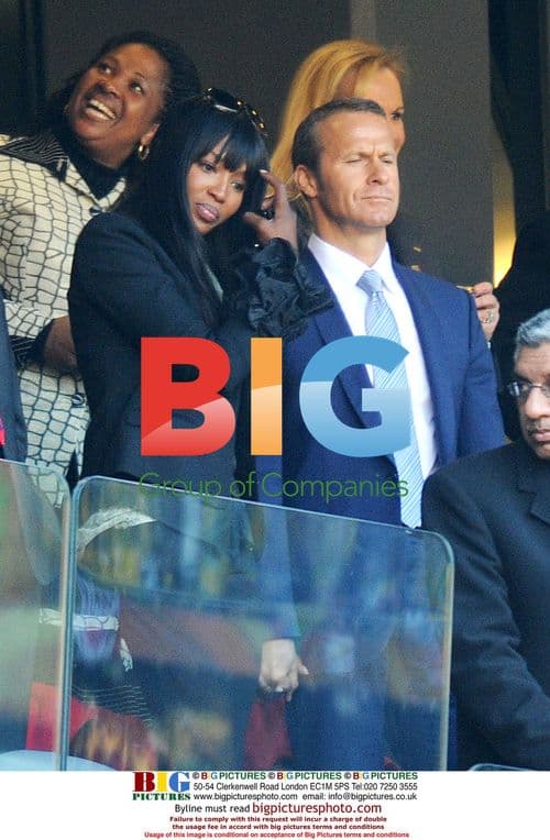 Naomi Campbell and Vladimir Doronin at 2010 World Cup