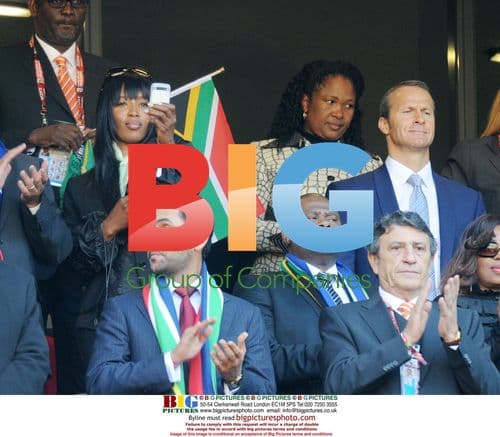 Naomi Campbell and Vladimir Doronin at FIFA World Cup 2010