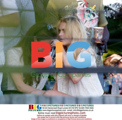 Lindsay Lohan Leaving Party