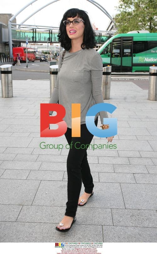 Katy Perry Arrives at Heathrow