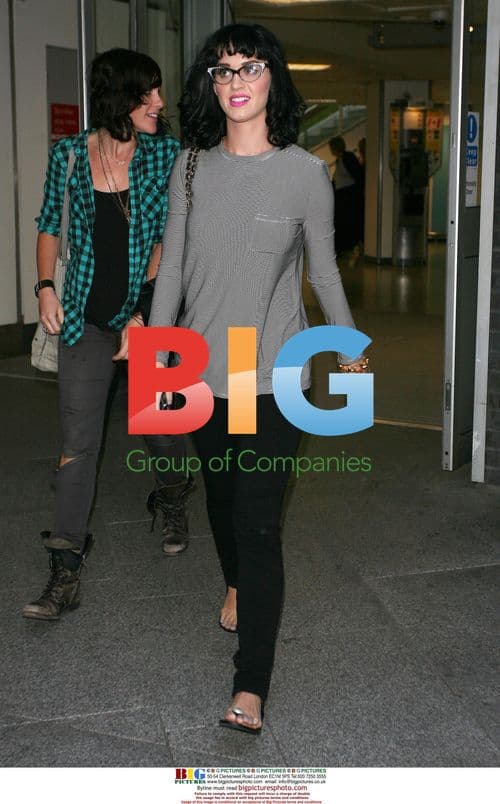 Katy Perry Arriving at Heathrow