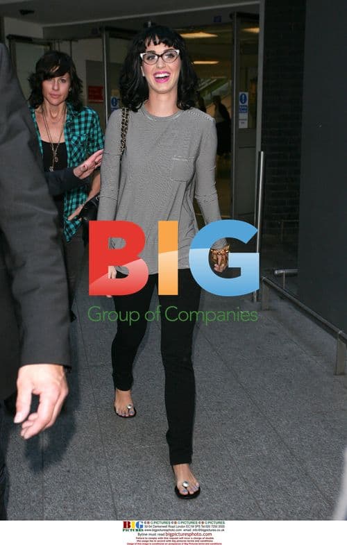 Katy Perry Arriving at Heathrow