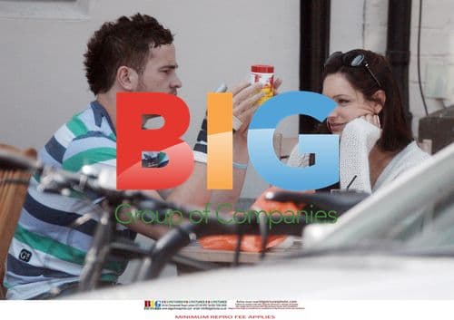 Kelly Brook and Danny Cipriani Lunch Date