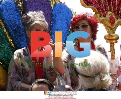Kelly Osbourne and Sharon Osbourne at L.A. Gay Pride Parade