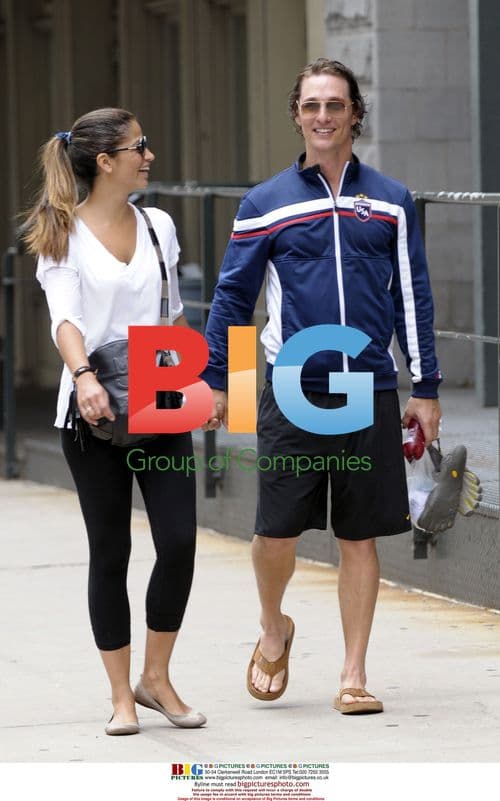 Matthew McConaughey and Camila Alves Shopping in NYC