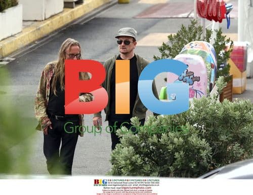 Bono and Friend Lunch in France