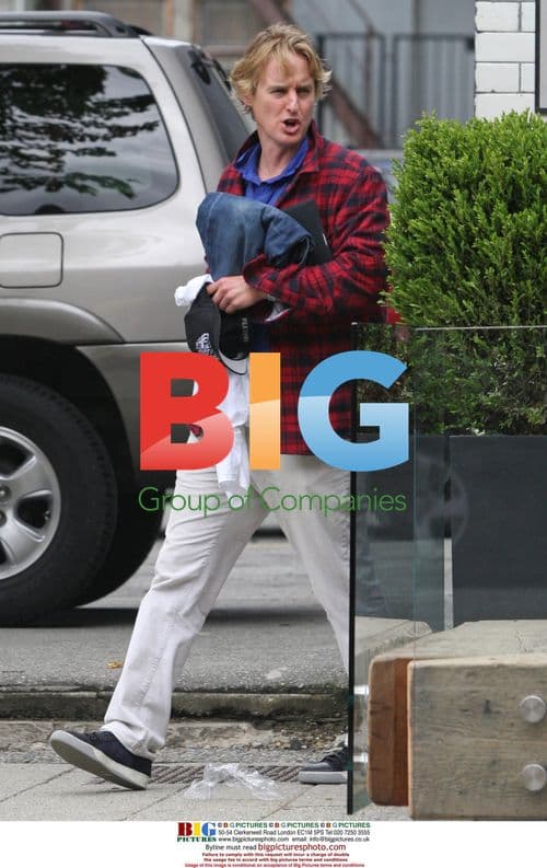 Owen Wilson out and about in Vancouver