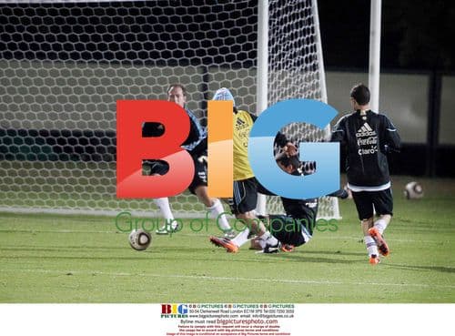 Diego Maradona Trains With Argentina Team