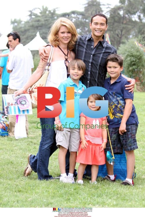 Mark Dacascos and Family at Elizabeth Glaser Event