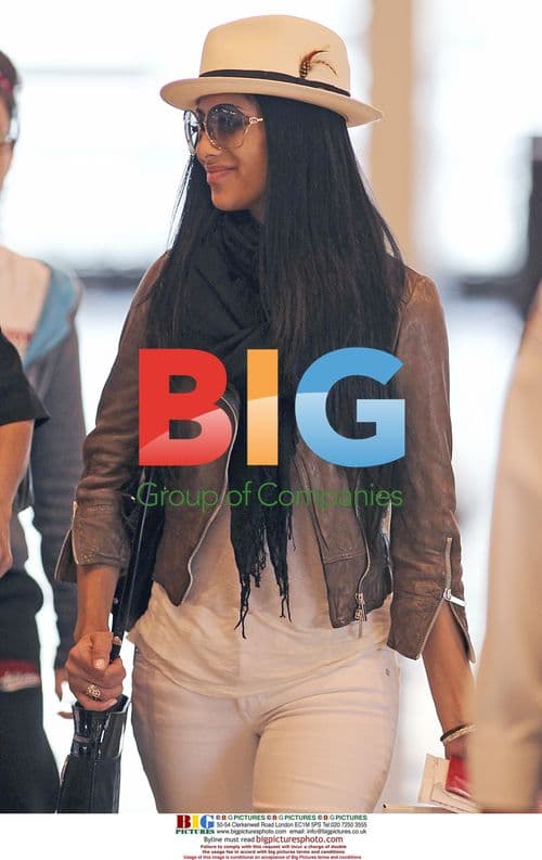 Nicole Scherzinger at Montreal Airport