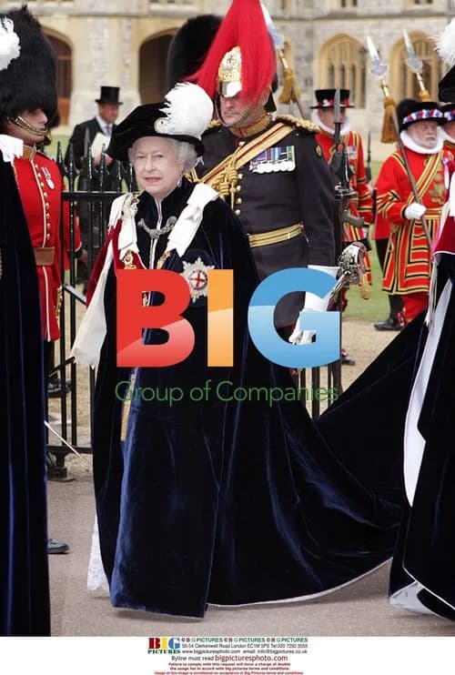 Queen and Royal Family at Order of the Garter