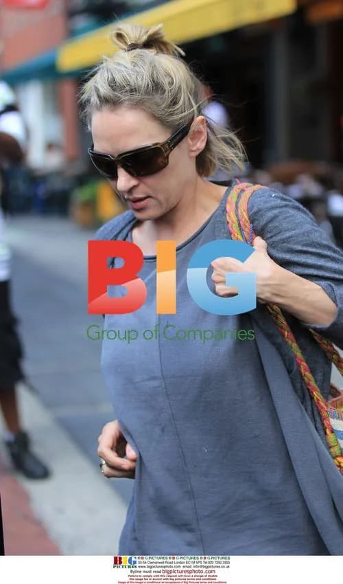 Uma Thurman Spotted in New York