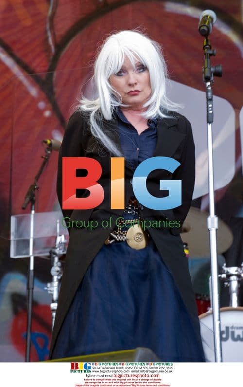 Debbie Harry on Stage with Blondie